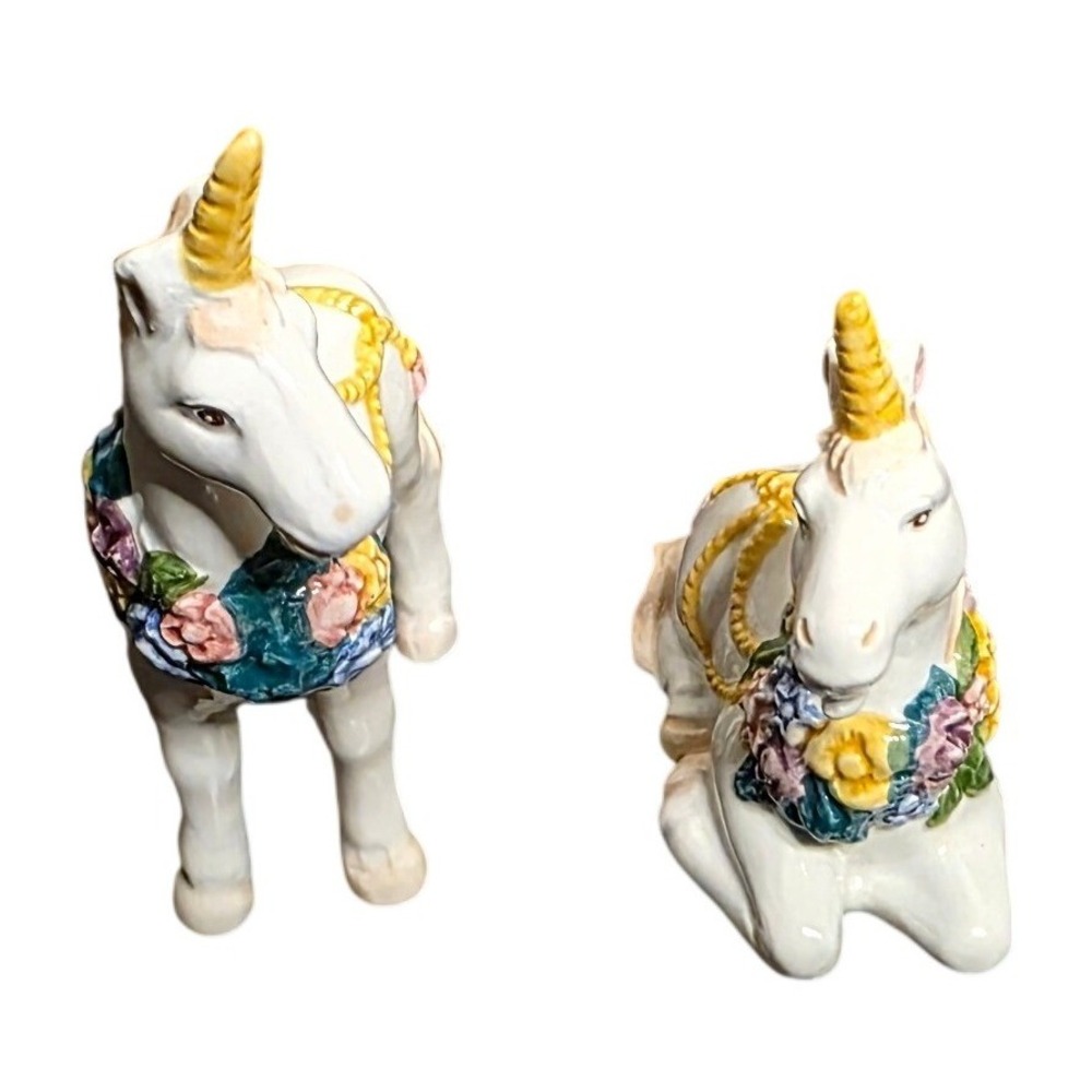 Figurine Fritz & Froy Realm of Camelot Small Unicorn Set White